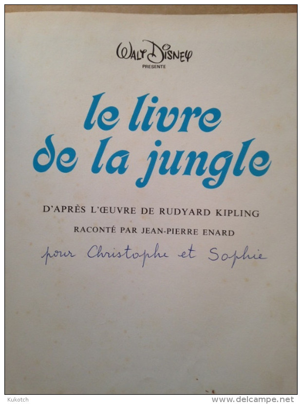 Disney Le Livre De La Jungle (1979) - Disney