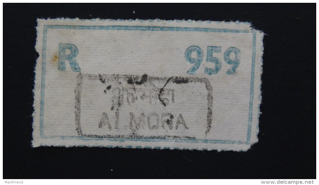 India - Registration Label Almora - Look Scan - Other & Unclassified