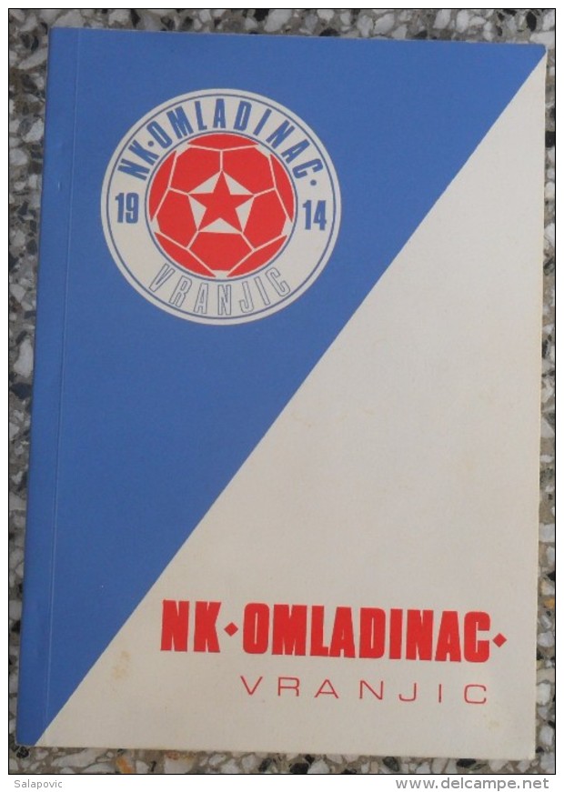 NK OMLADINAC VRANJIC 1914-1974 - Boeken