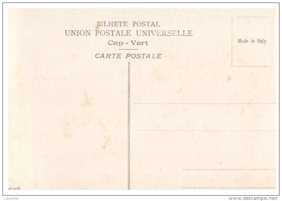 (515) Very Old Postcard - Carte Ancienne - Cap Vert - Cabo Verde - S . Vincente Telegraph Station - Cape Verde