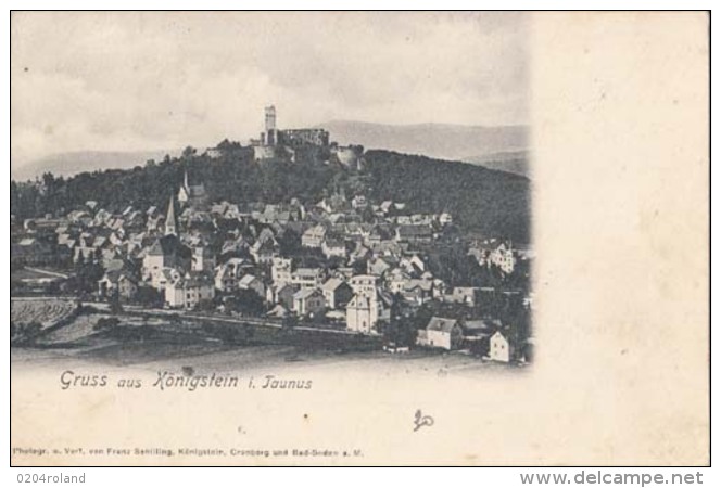 Allemagne  -  Gruss Aus Königstein I.Jaunus  - Carte Précurseur 1900 : Achat Immédiat - Koenigstein