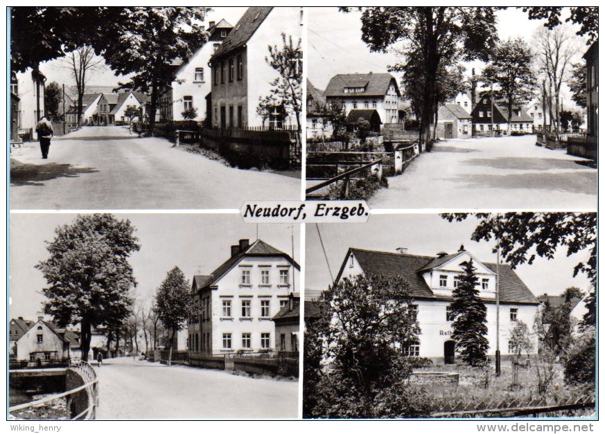 Sehmatal Neudorf - S/w Mehrbildkarte 1 - Sehmatal