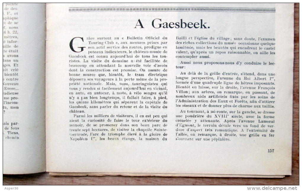 Magazine Avec Articles "Gaasbeek, Dendermonde" 1930 - Collezioni