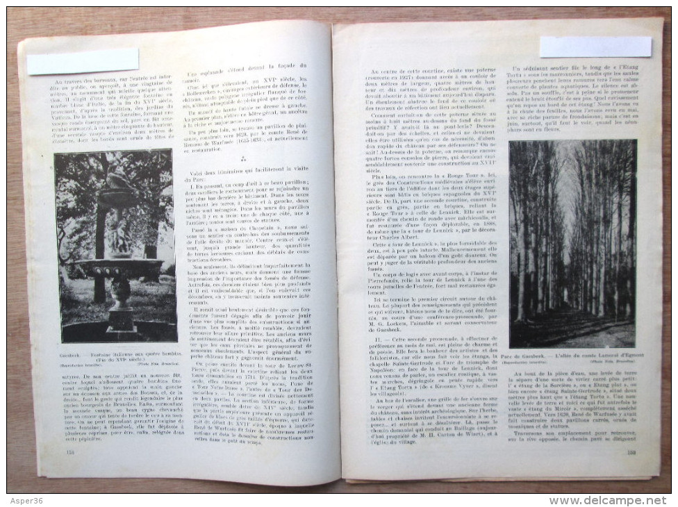 Magazine Avec Articles "Gaasbeek, Dendermonde" 1930 - Collezioni
