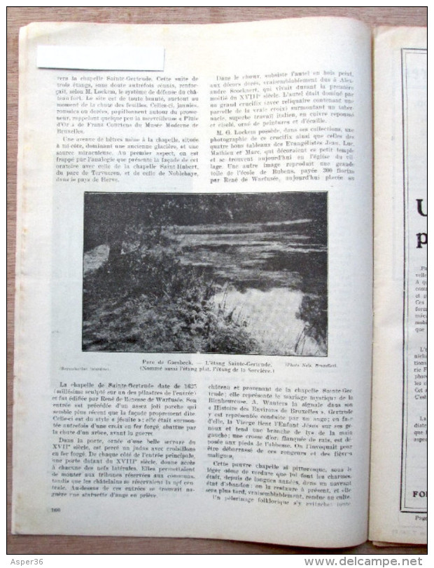 Magazine Avec Articles "Gaasbeek, Dendermonde" 1930 - Collezioni