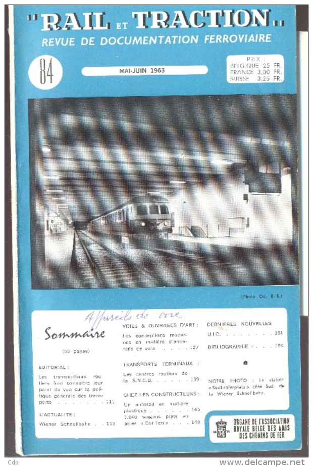 Rail Et Traction   5-6 /1963   Documentation Ferroviaire - Eisenbahnverkehr