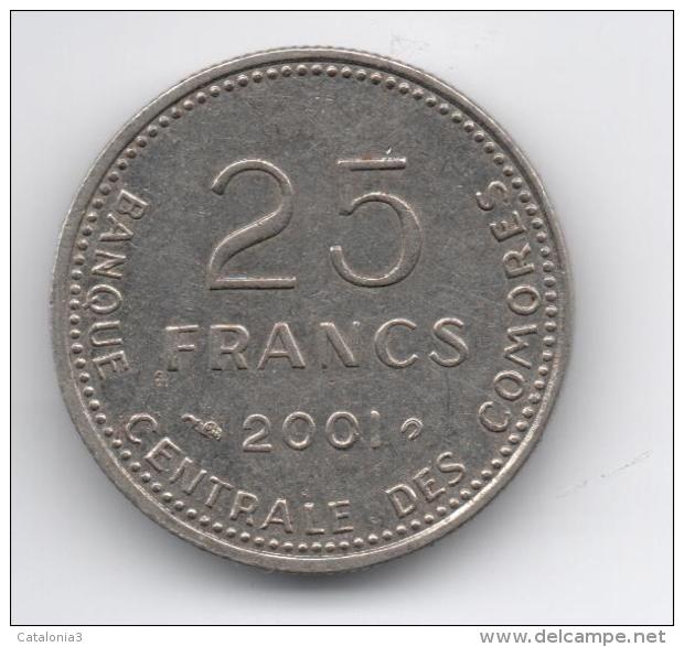 COMOROS / COMORES - 25 FRANCS 2001 KM14 - Comoros