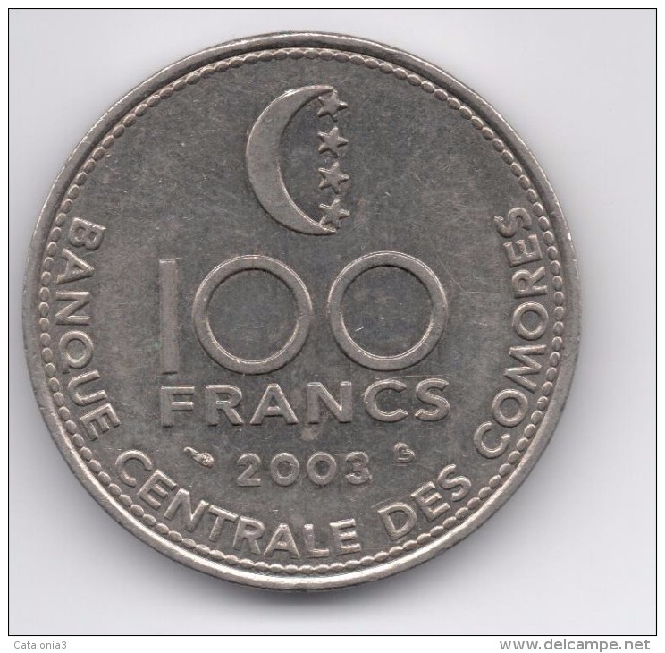 COMOROS / COMORES - 100 FRANCS 2003 KM18 - Comoros