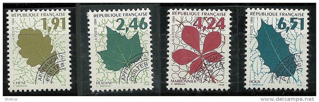 FR Préo YT 232 à 235 " Feuilles D'arbres " 1994 Neuf** - 1989-2008