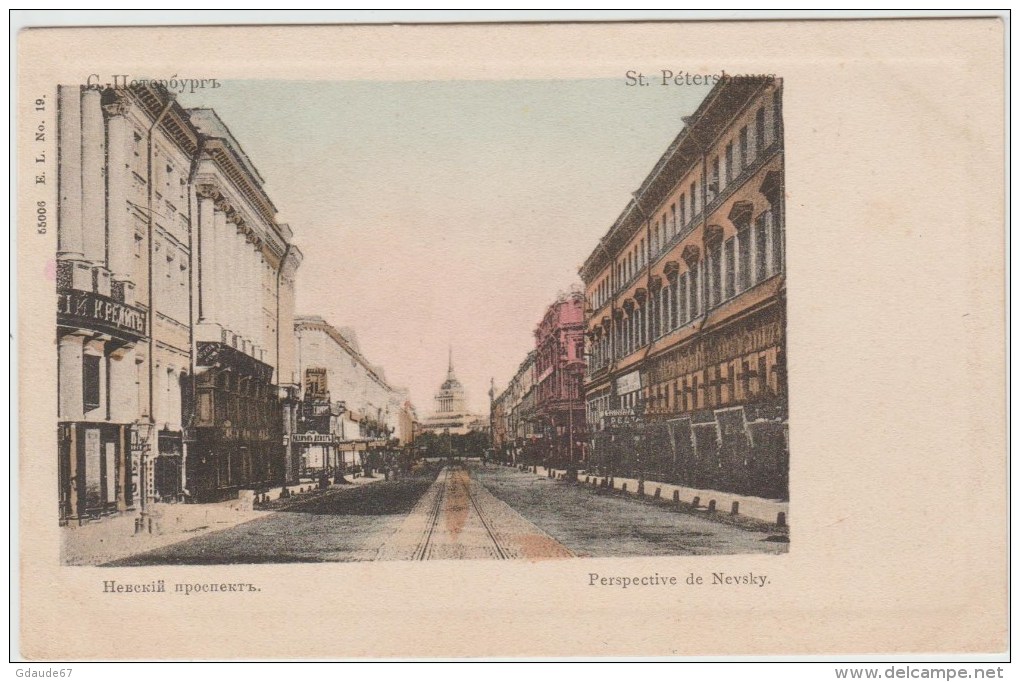 ST PETERSBOURG (RUSSIE) - PERSPECTIVE DE NEVSKY - Russia