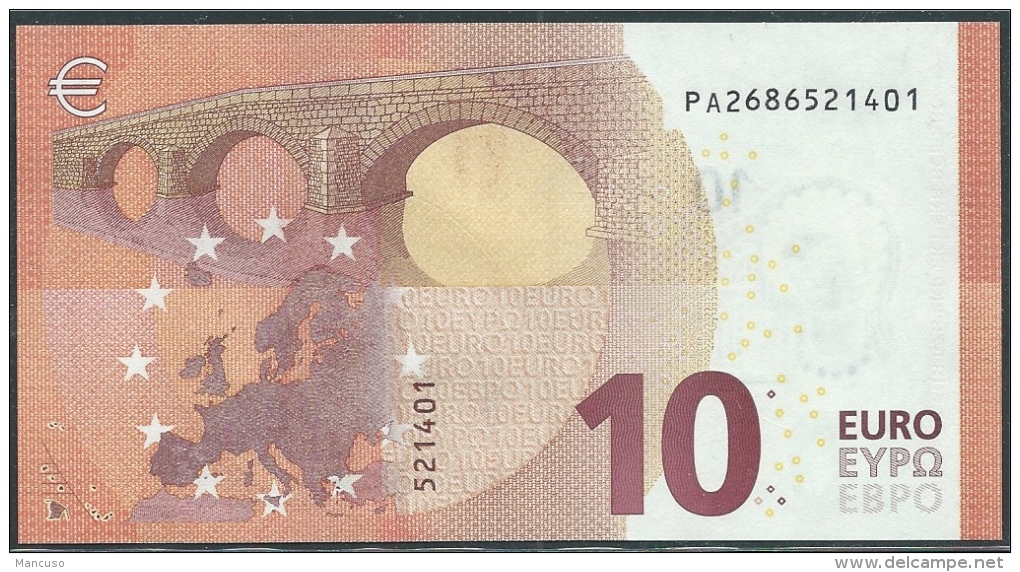 PAYS-BAS  10 EURO  PA P002 H6   DRAGHI   UNC - 10 Euro