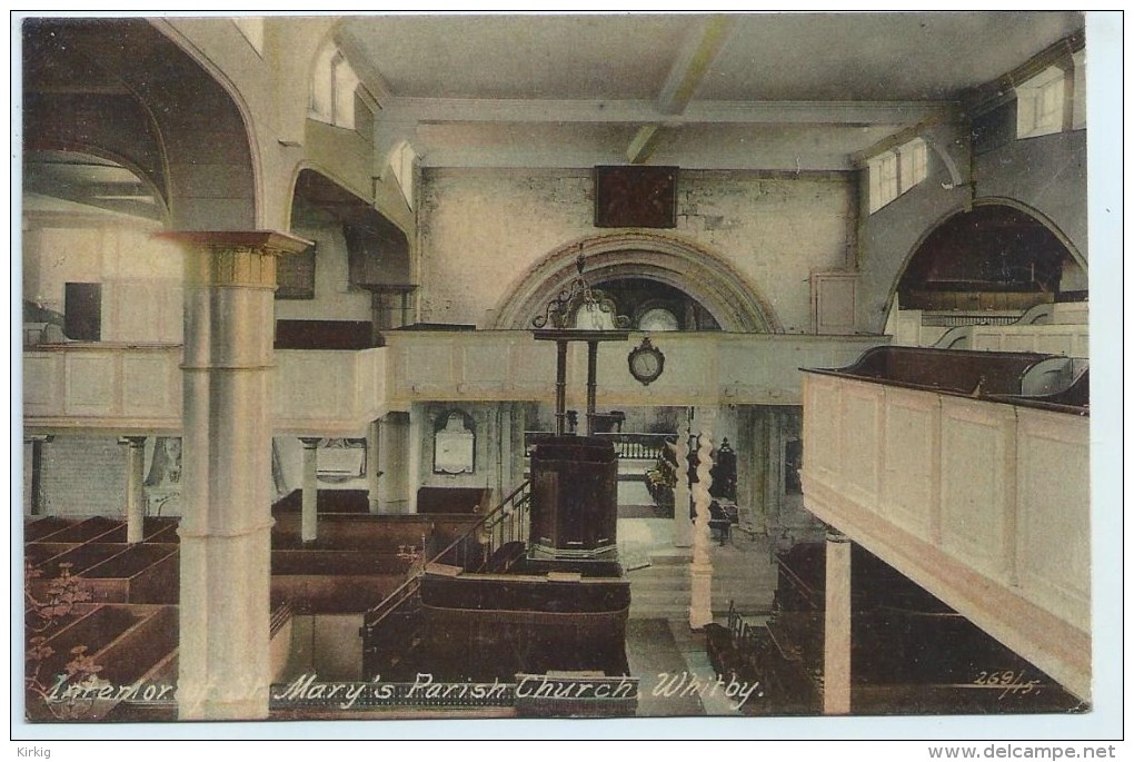 Whitby - St. Mary's  Parish Church Interior - Whitby