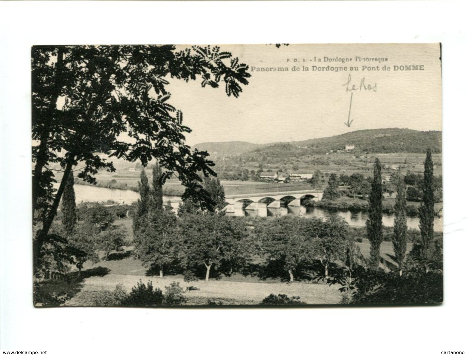 Cp - Panorama De La Dordogne Au Pont De DOMME (24) - Sonstige & Ohne Zuordnung