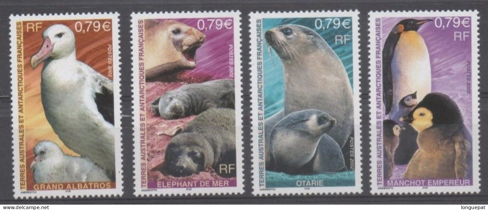 TAAF  - Faune Antarctique - Jeunes Et Adultes - Manchots Empereure, Oataries, Grands Albatros, Eléphant De Mer - - Ungebraucht