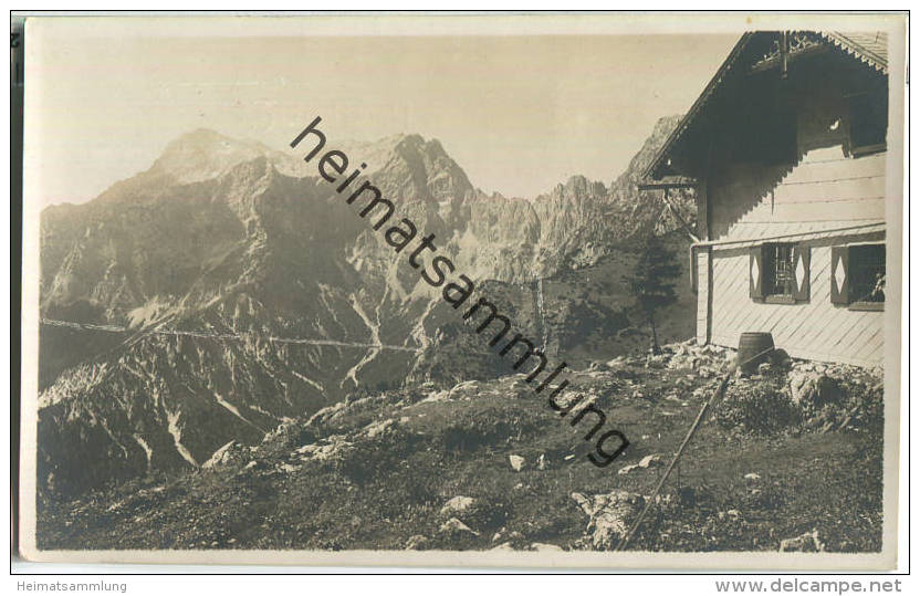 Gesäuse - Ennstalerhütte Mit Gr. Buchstein - Foto-Ansichtskarte - Verlag Karl Them Steyr - Gesäuse