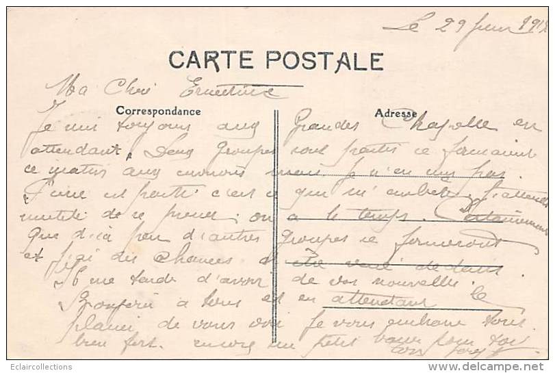 Les Grandes Chapelles        10      La Place  14 Juillet 1910 - Other & Unclassified