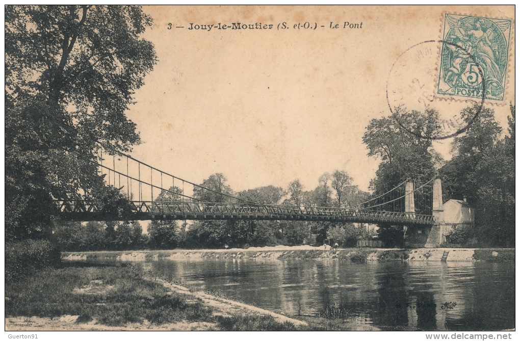 ( CPA 95 )  JOUY-LE-MOUTIER  /  Le Pont - - Jouy Le Moutier