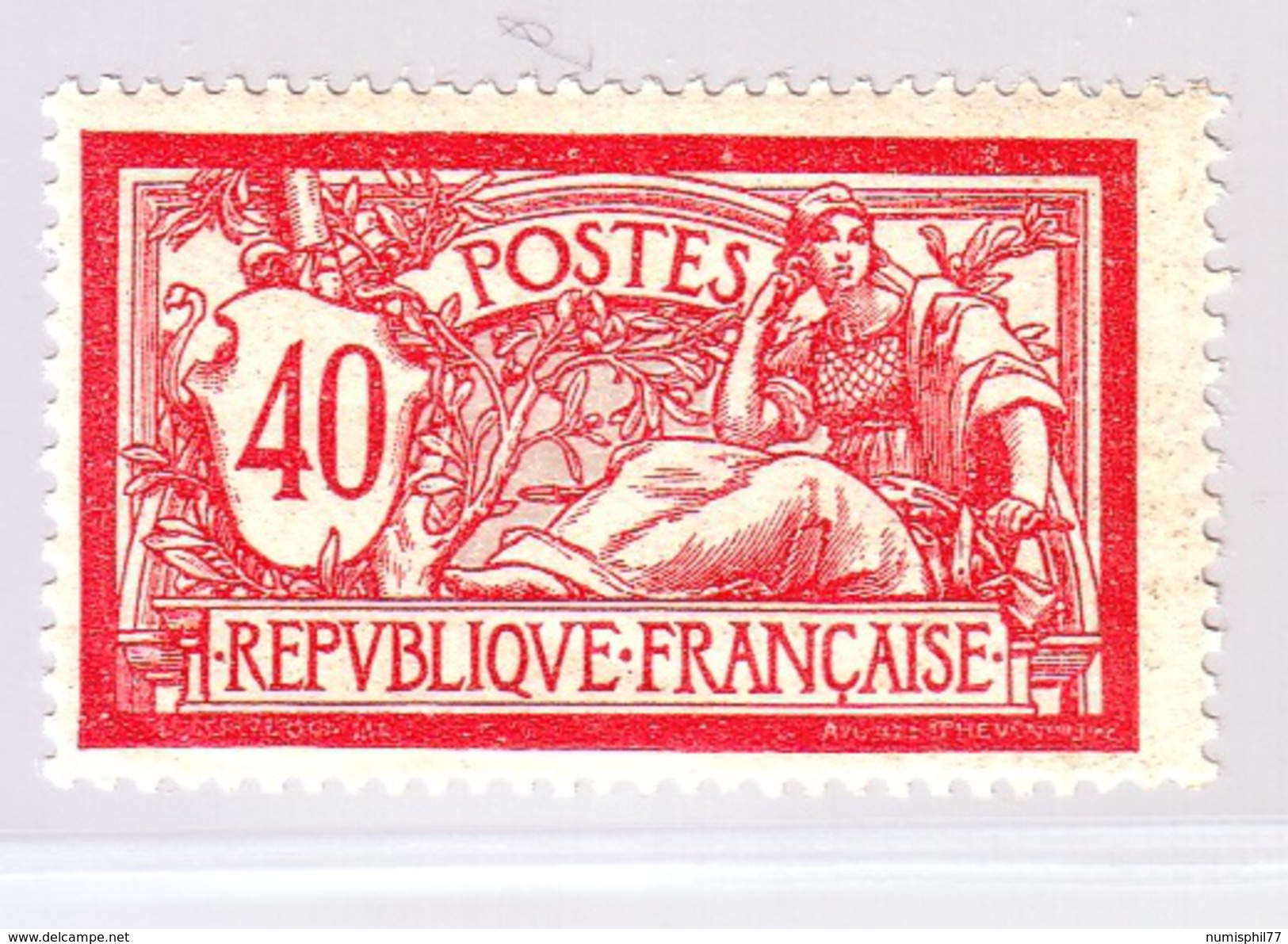 FRANCE -  Y&T 119 - Type Merson 40 C. Rouge Et Bleu - Neufs ** - Neufs