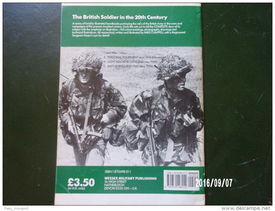 The British Soldier In The 20th Century - Mike Chappell - Anglais