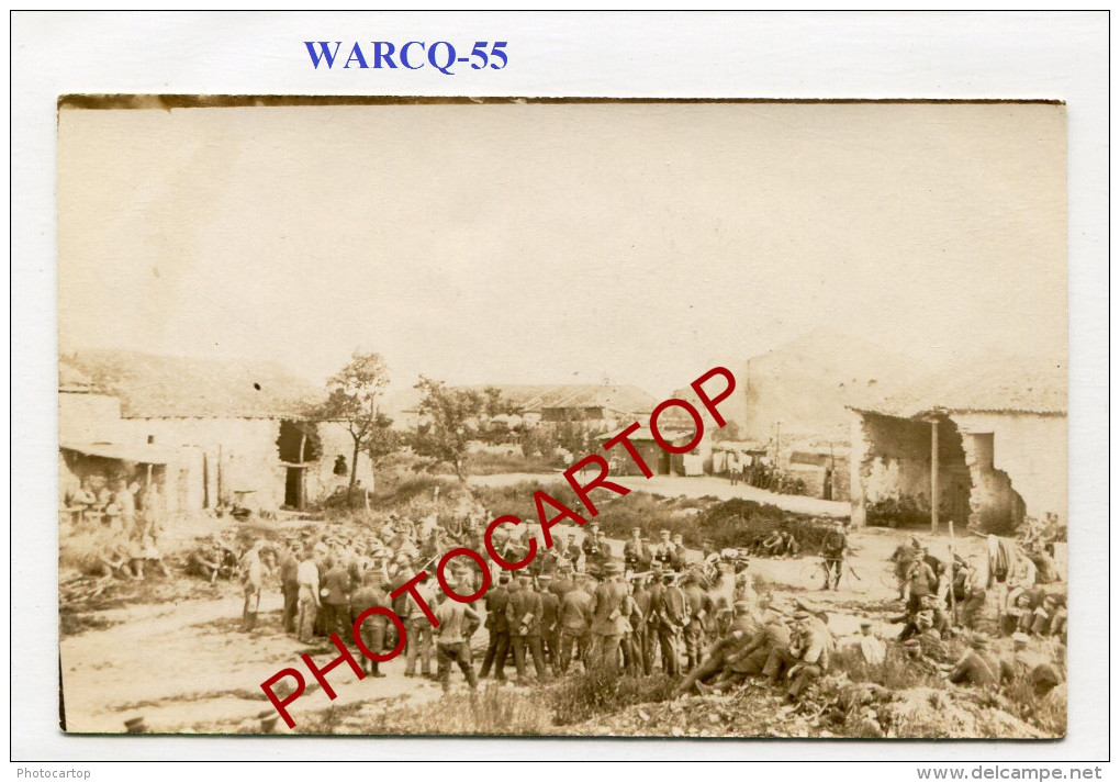 WARCQ-Concert-Musique-CARTE PHOTO Allemande-Guerre 14-18-1 WK-France-55- - Autres & Non Classés