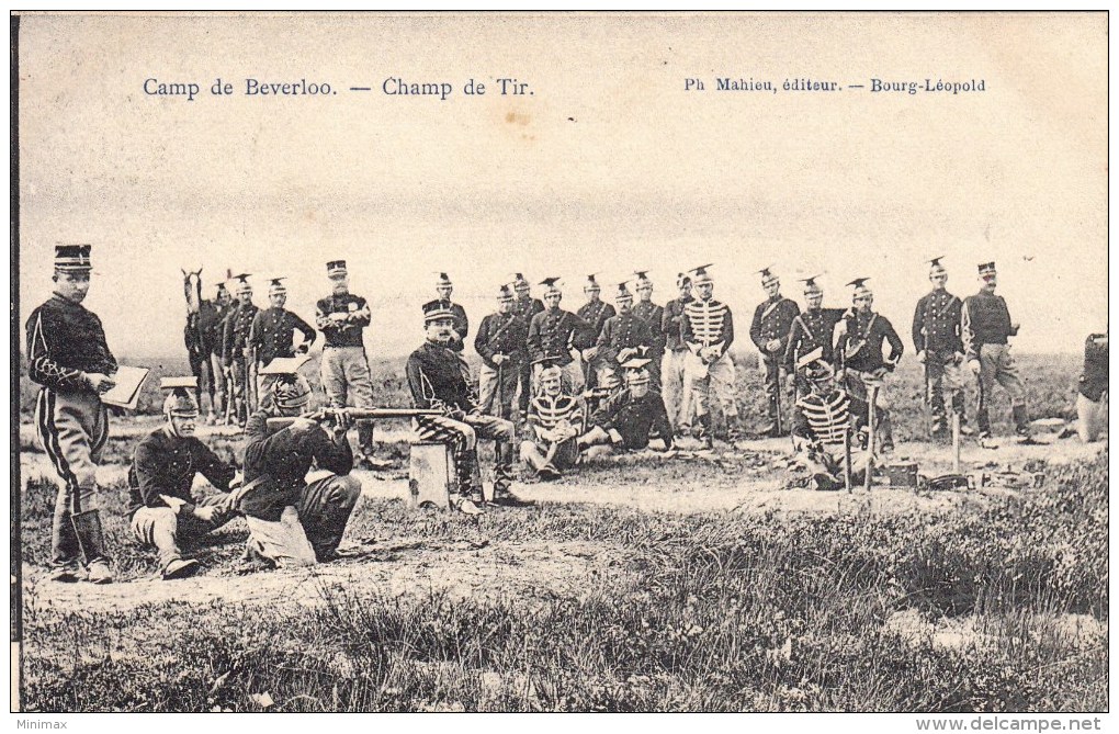 Camp De Beverloo - Champ De Tir - 1906 - Manoeuvres