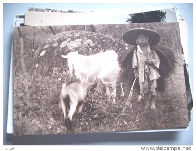 Azië Asia China Chine Swatow Boy With Goats - China