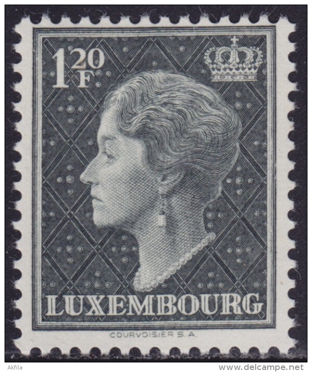 4810. Luxembourg 1953 Definitive - Charlotte, MNH (**) Michel 511 - 1948-58 Charlotte Linksprofil