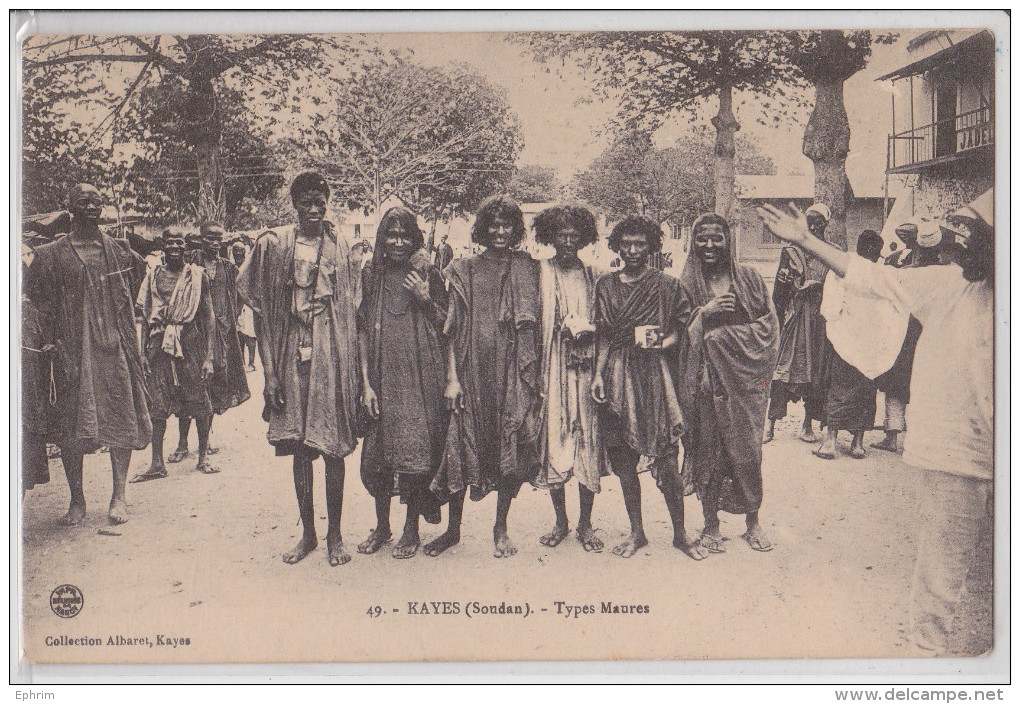 KAYES - Mali - Soudan Français - Types Maures 1914 - Mali