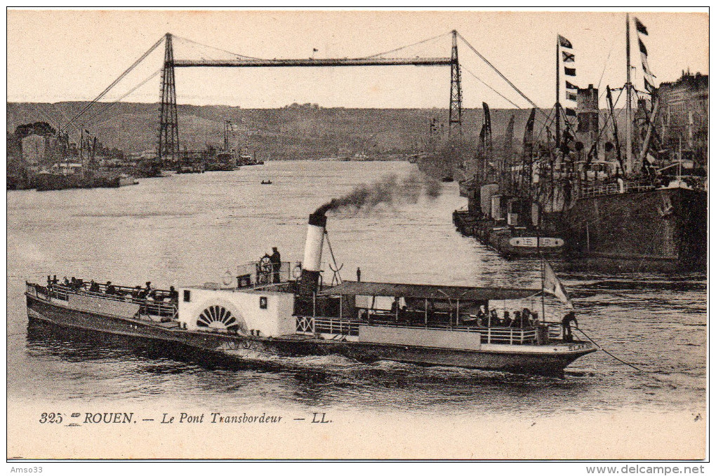 7403. CPA 76 ROUEN. LE PONT TRANSBORDEUR. - Rouen