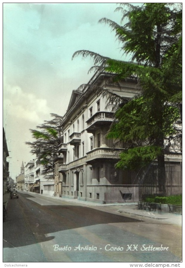 BUSTO ARSIZIO-CORSO XX SETTEMBRE-1956 - Busto Arsizio