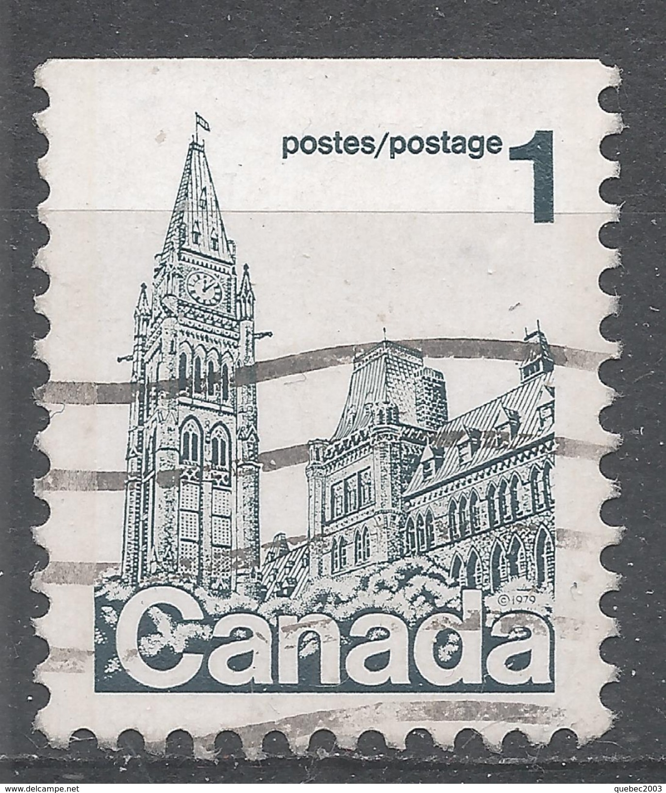 Canada 1979. Scott #797 (U) Parliament Ottawa - Timbres Seuls