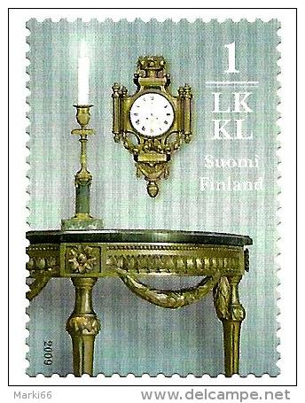 Finland - 2009 - Epoche Furniture - Post-Gustavian Style - Mint Self-adhesive Stamp - Neufs
