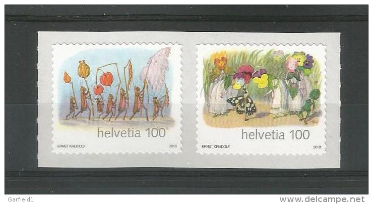 Schweiz  2013  Mi.Nr. 2286 / 87 , Ernst Kreidolf - Postfrisch / MNH / Mint / (**) - Unused Stamps