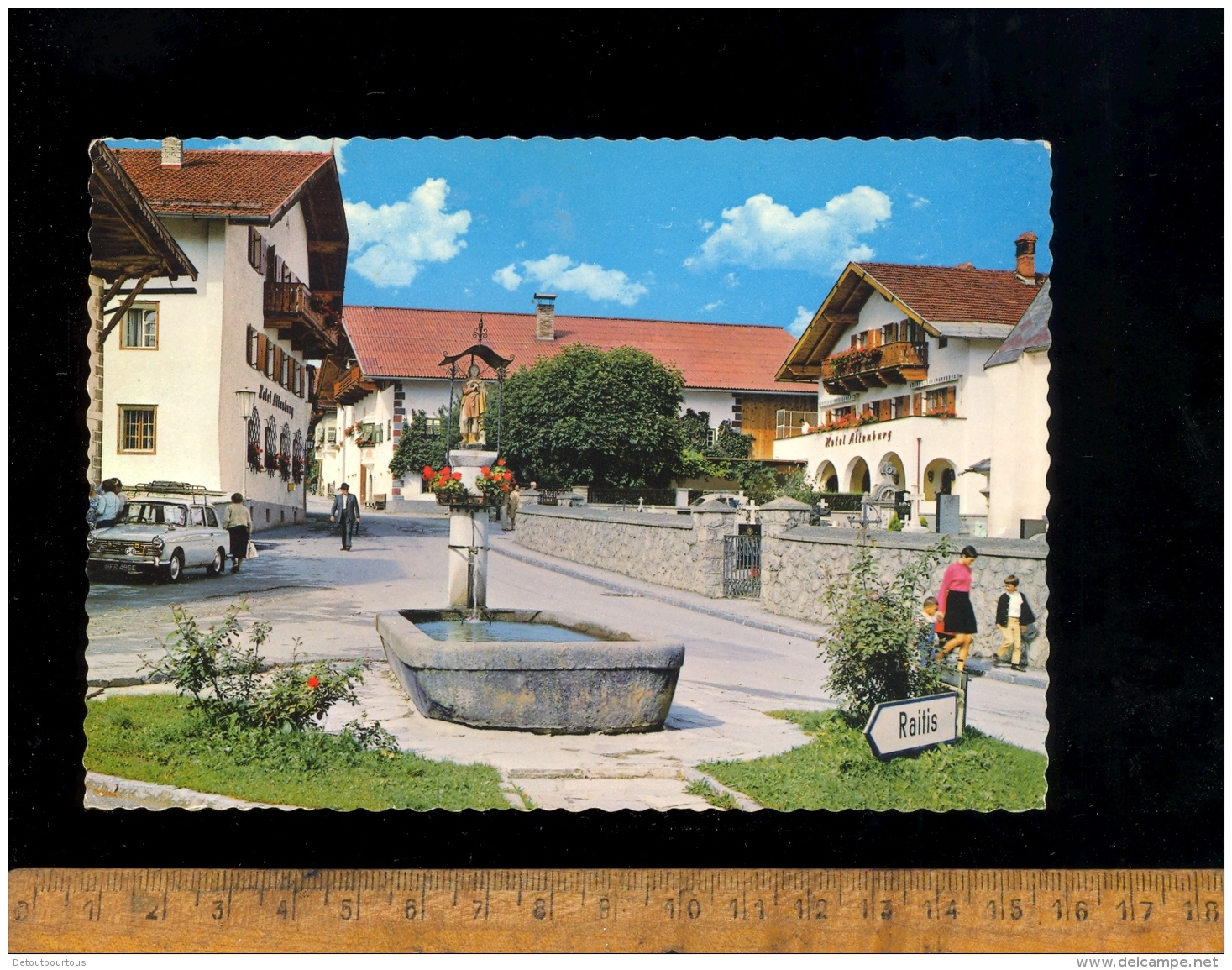 MUTTERS Tyrol  1969 Hotel Altenburg  / Auto English Car - Mutters