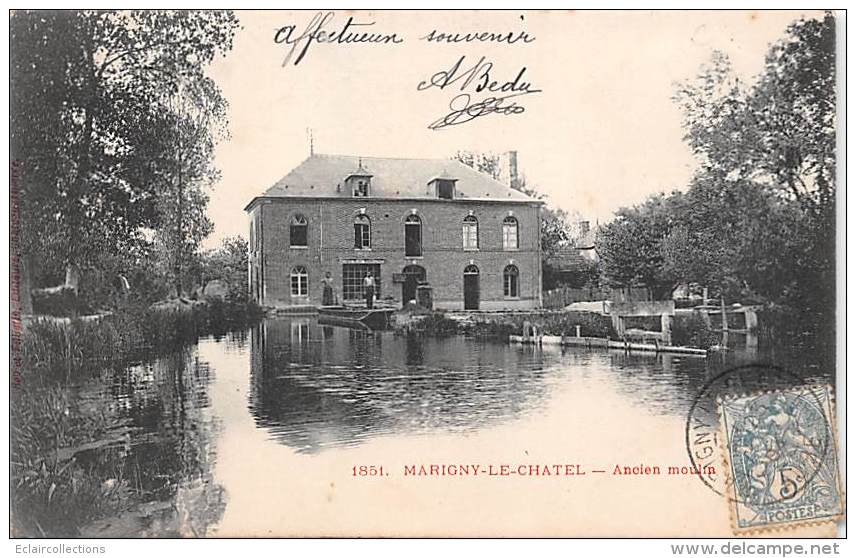 Marigny Le Chatel        10        Ancien Moulin A Eau - Andere & Zonder Classificatie