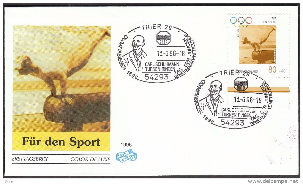 Germany Trier 1996 / Carl Schumann / Gymnastics, Wrestling / Olympic Medalist 1896 - Sommer 1896: Athen