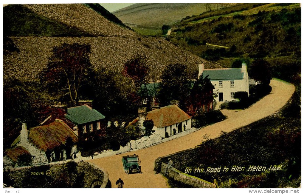 ISLE OF MAN - ON THE ROAD TO GLEN HELEN 1920 Iom86 - Isle Of Man