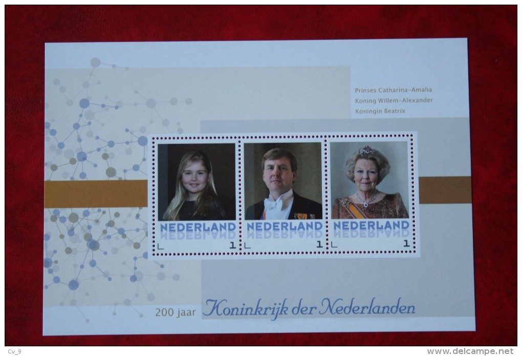 Postset 3012-D-24 200 Jaar Koninkrijk - In Envelop - Royalty 2013 POSTFRIS MNH ** NEDERLAND / NIEDERLANDE / NETHERLANDS - Timbres Personnalisés