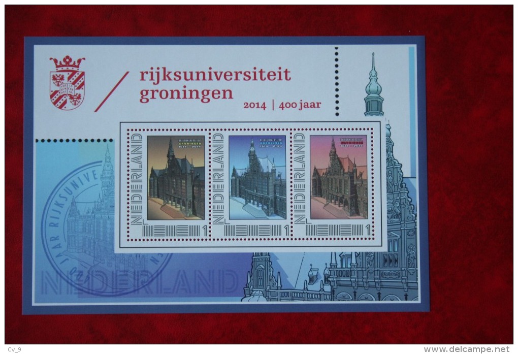 2751-D-52 Postset 400 Jaar Rijksuniversiteit Groningen 2014 POSTFRIS MNH ** NEDERLAND / NIEDERLANDE / NETHERLANDS - Timbres Personnalisés