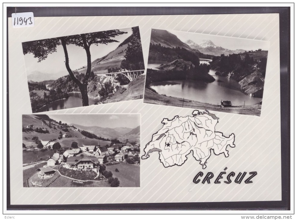 FORMAT 10x15 Cm - CRESUZ - CARTE NEUVE NON ECRITE - TB - Crésuz