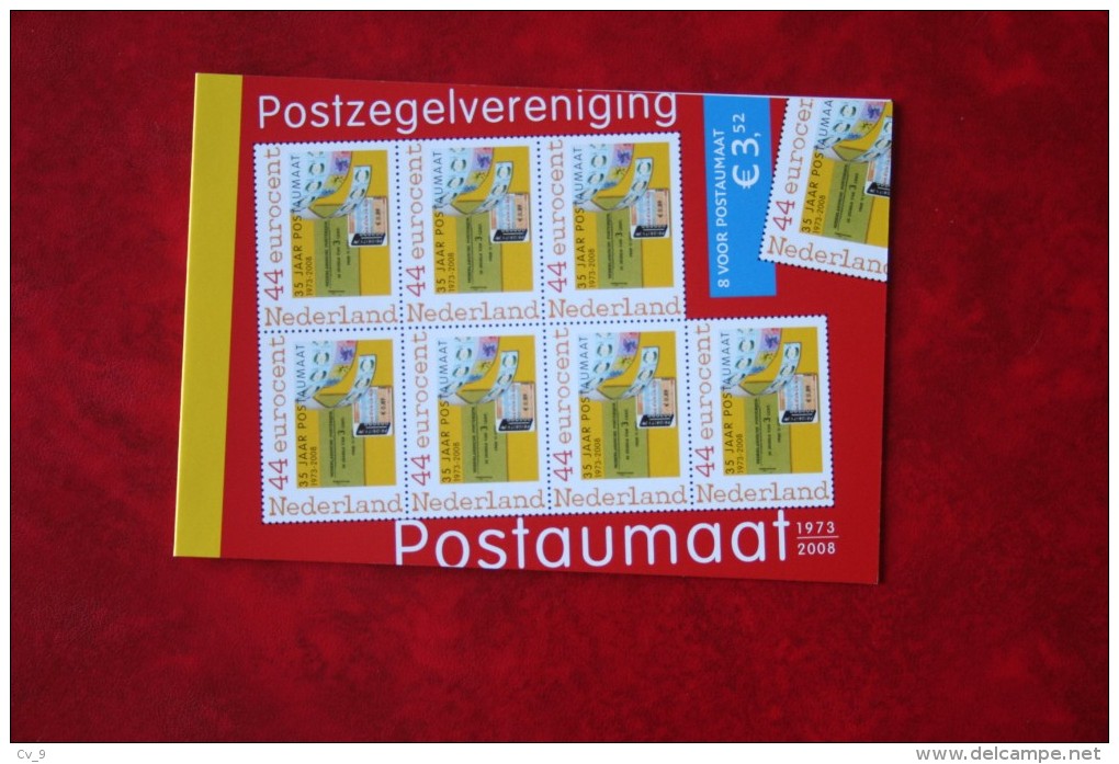 SCHAARS PQ1b  8 VOOR POSTAUTOMAAT Postzegelboekje 2009 POSTFRIS MNH ** NEDERLAND / NIEDERLANDE / NETHERLANDS - Timbres Personnalisés