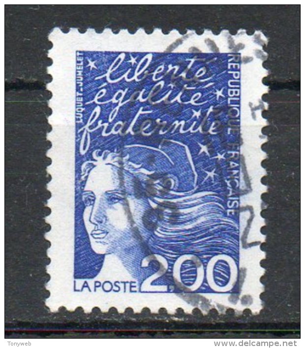 FRANCIA  FRANCE 1997 - Marianne.  2,00fr. Usato - Scott. 2593-A1409 - Used Stamps