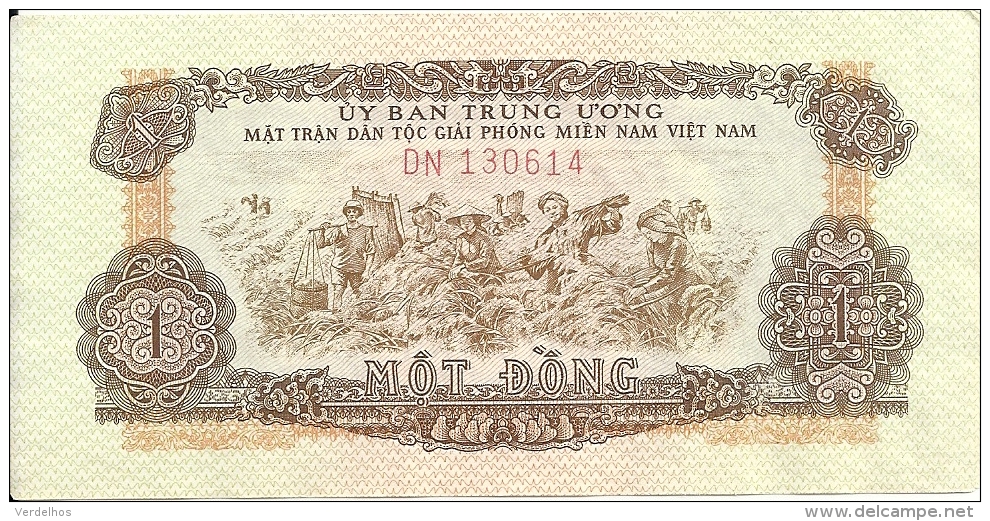 VIET NAM SOUTH 1 DONG ND1963 XF P R4 - Vietnam