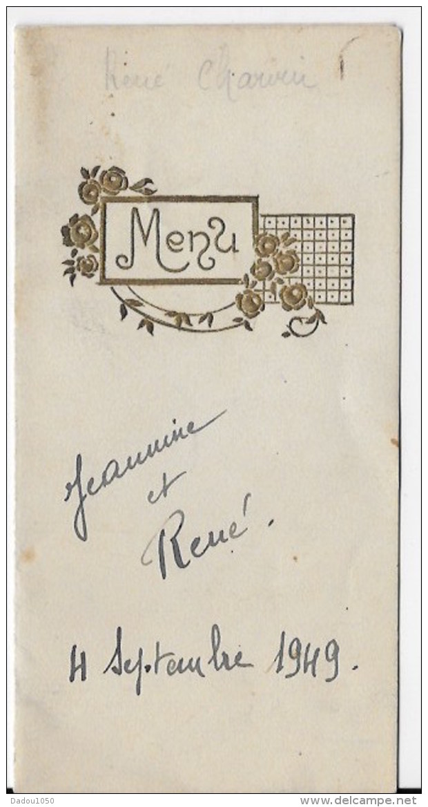 Lot 5 Menus - Menükarten