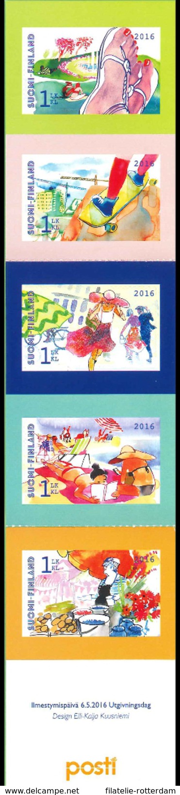Finland - Postfris / MNH - Booklet Op Vakantie 2016 - Unused Stamps