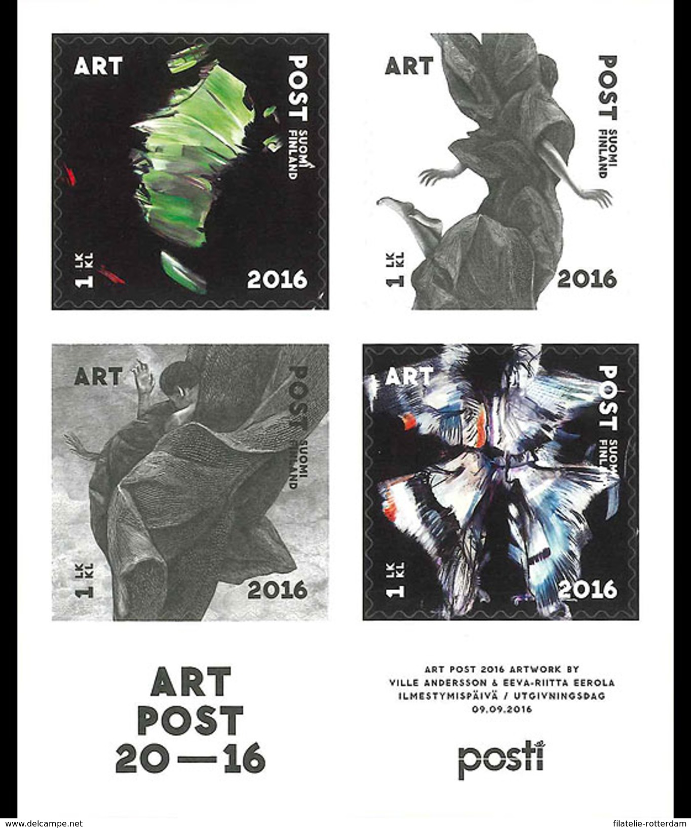 Finland - Postfris / MNH - Sheet Kunst 2016 - Unused Stamps