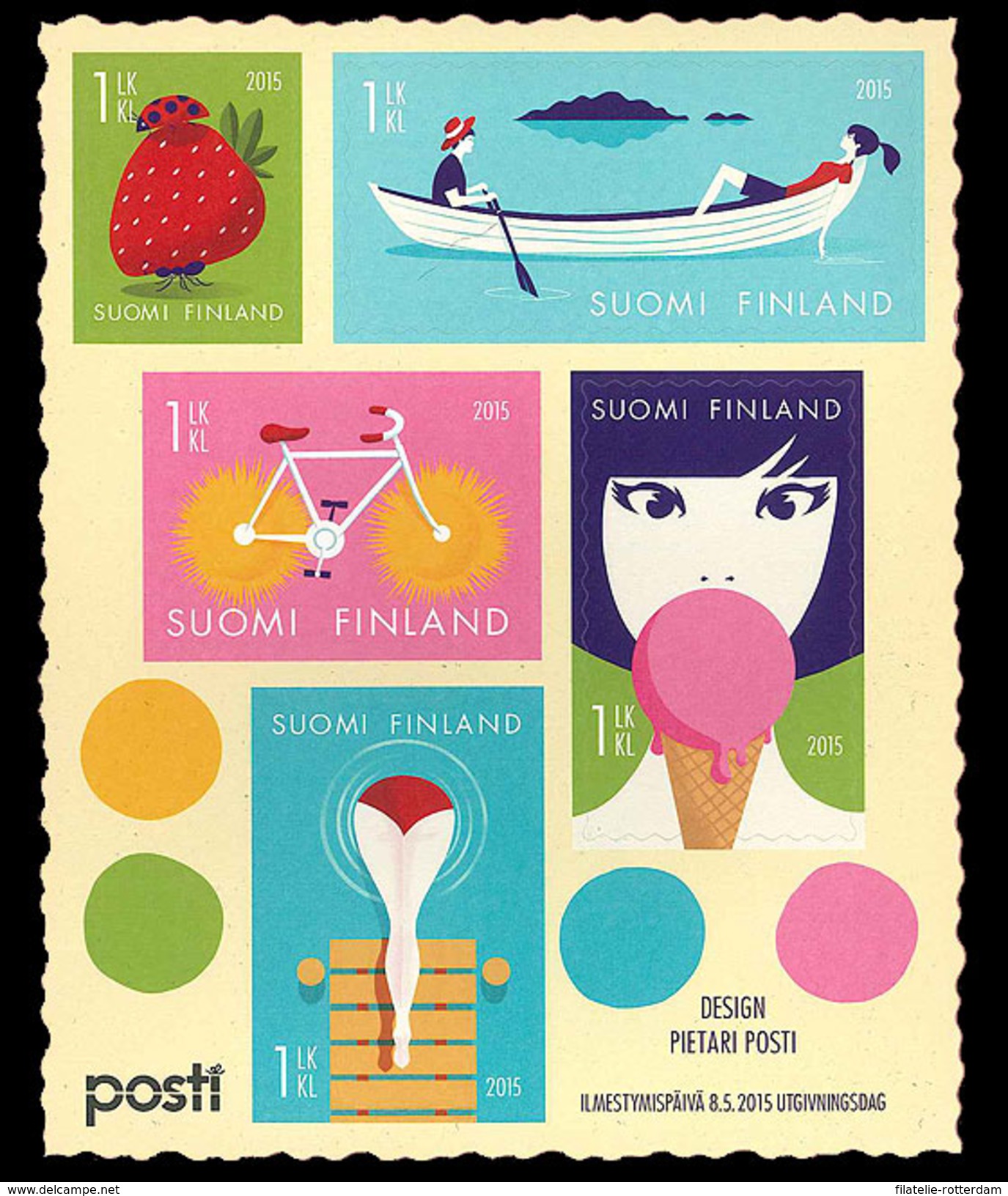 Finland - Postfris / MNH - Sheet Zomergevoel 2015 - Neufs