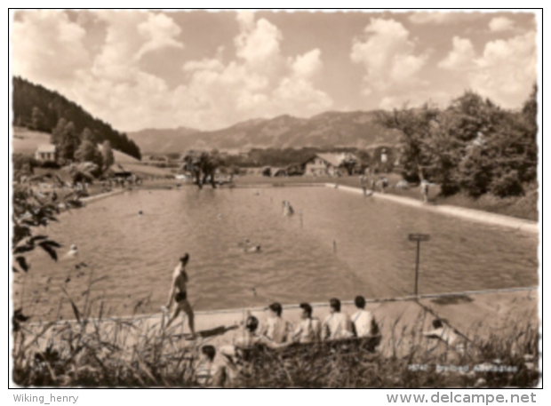 Sonthofen Altstädten - S/w Freibad - Sonthofen