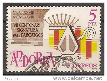 Andorra U 119 (o) Pareatges. 1978 - Used Stamps