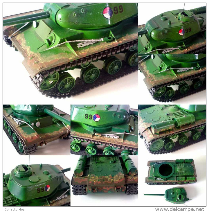 Vintage Russian 1976 TANK KV-85 Kliment Voroshilov 1/30 AWARD ORIGINAL HAND MADE OLD SUPERB N:99 - Panzer